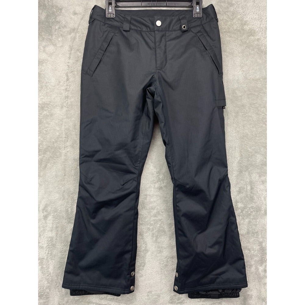 Burton Girl's Sweetart Adjustable Snowboarding Pants L (14/16) Black Herringbone